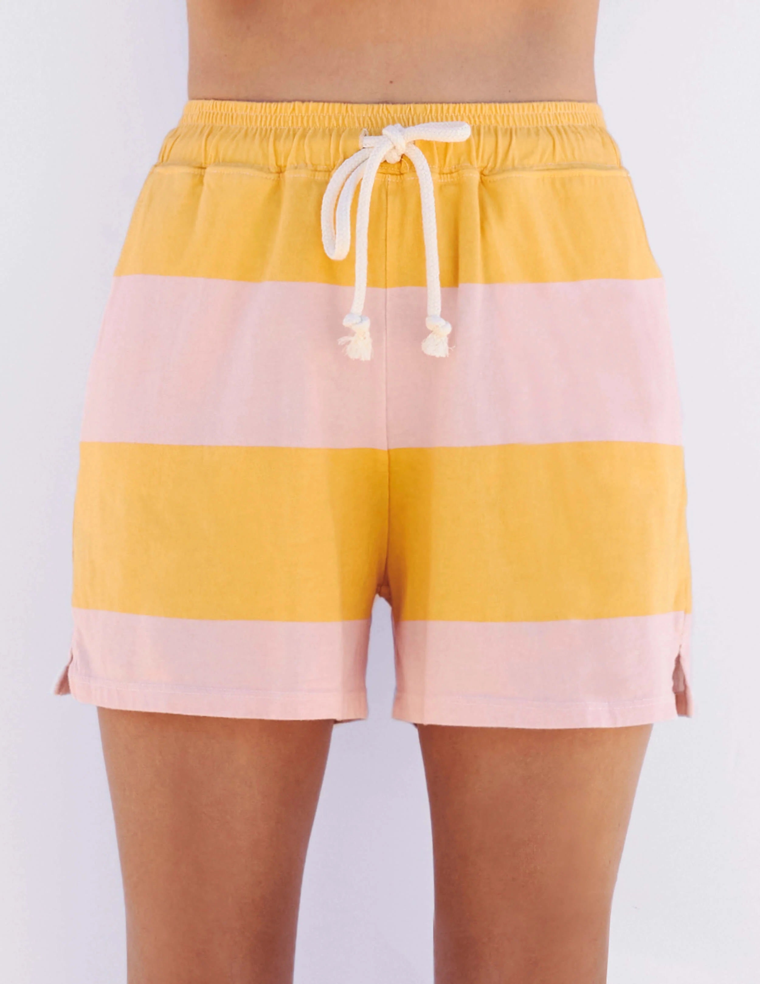 Sundry Rugby Striped Shorts Bellwether