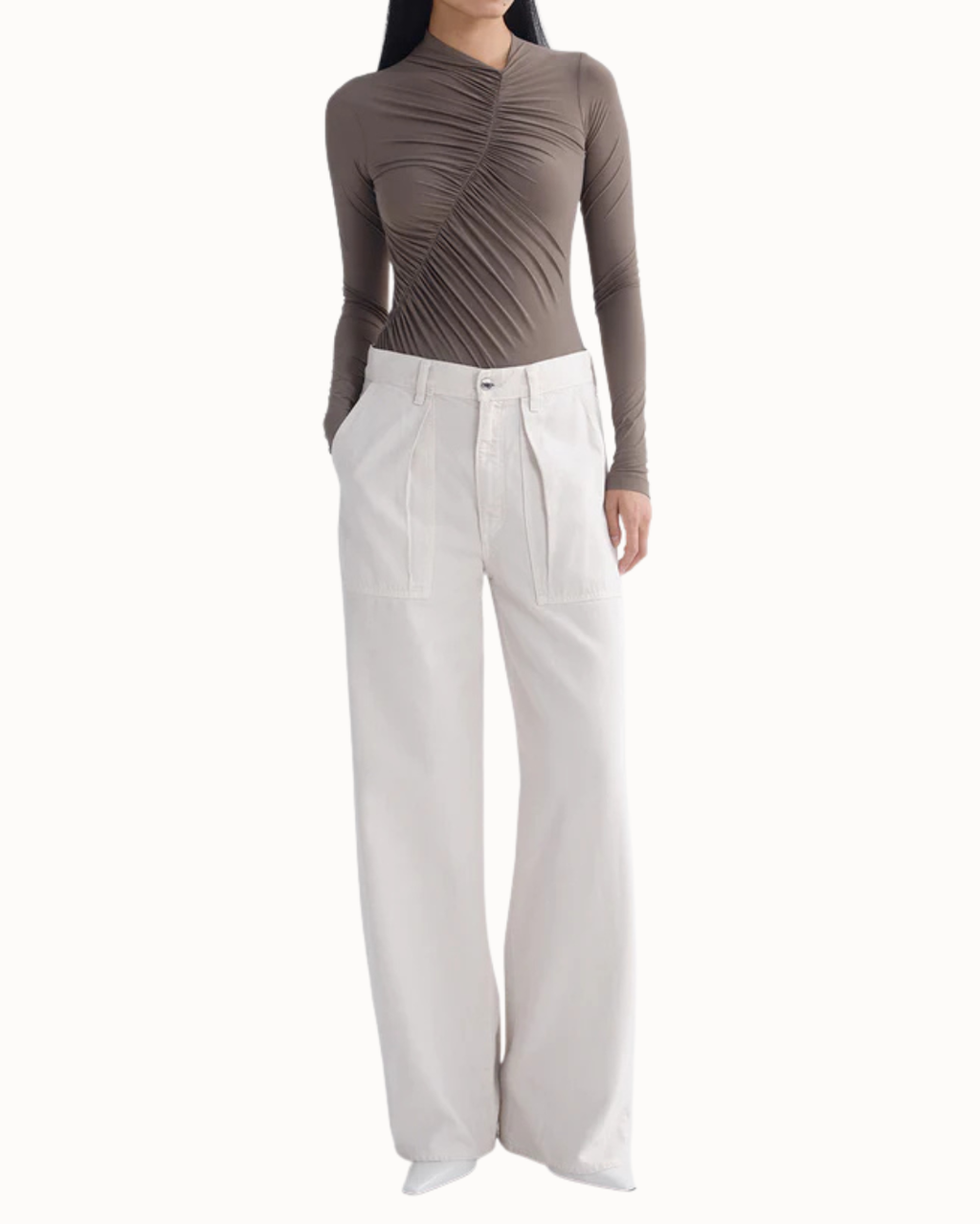 Low Curve Utility Pant - Bone