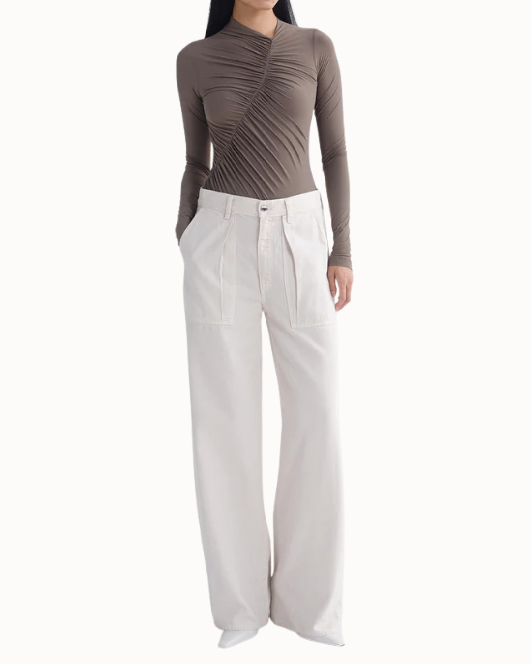 Low Curve Utility Pant - Bone