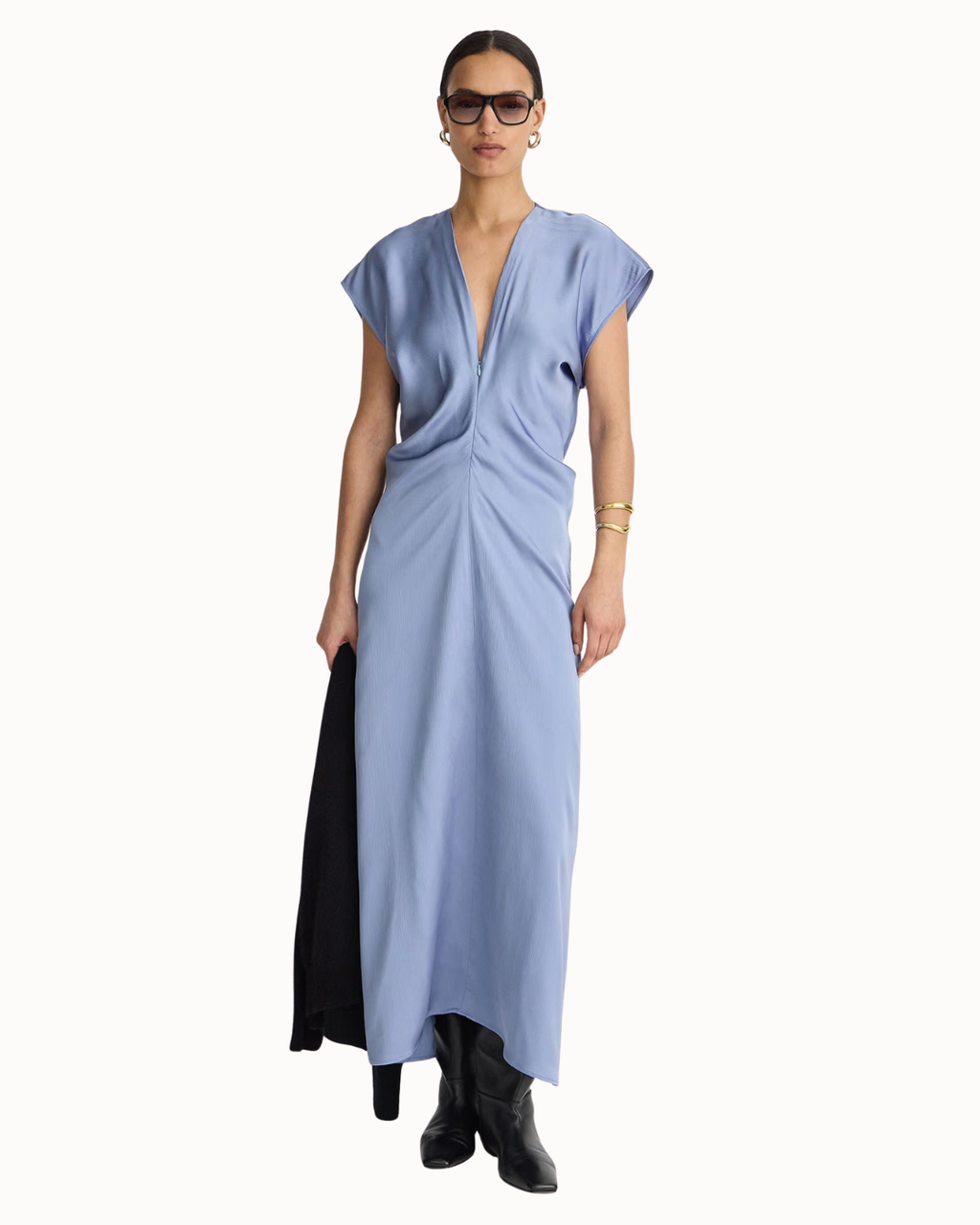Monde Drape Maxi Dress
