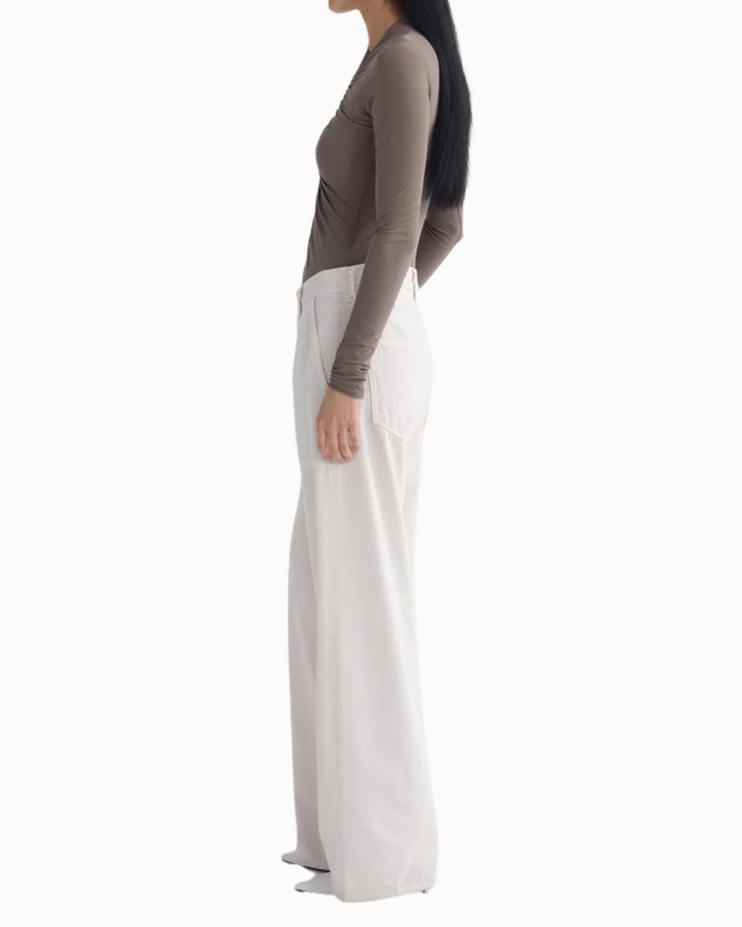 Low Curve Utility Pant - Bone