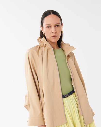 Rolled Neck Peacoat