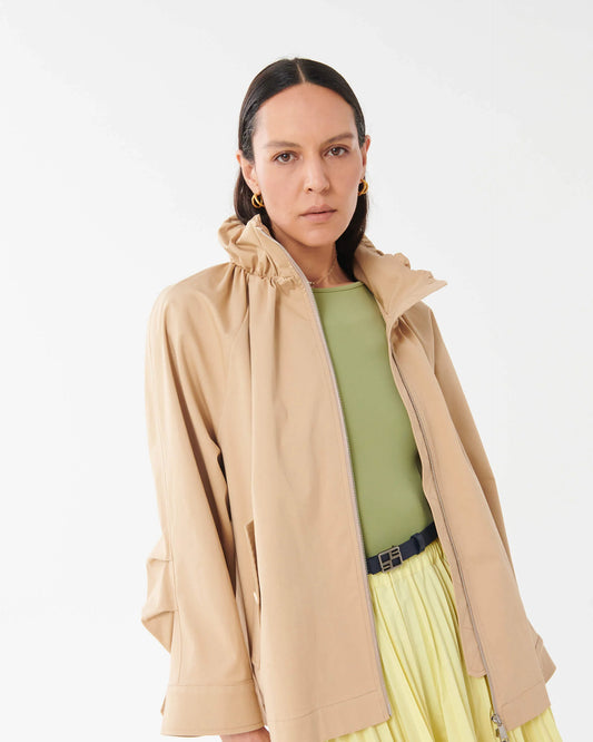 Rolled Neck Peacoat