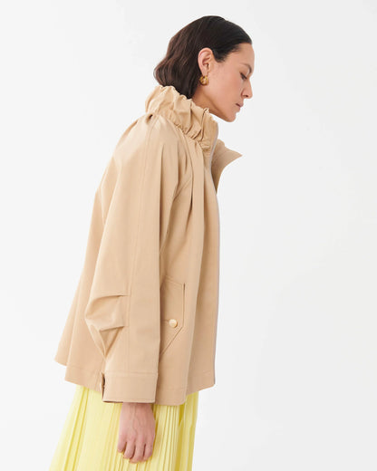 Rolled Neck Peacoat