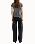 Long Line Adine Tee - Grey Heather