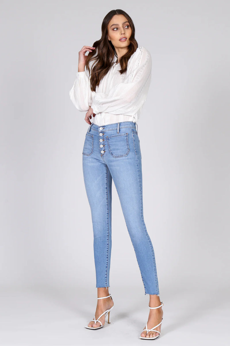 Black Orchid Ava Patch Pocket Jeans