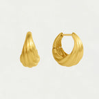 Forme Huggie Hoops in Gold