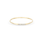 Pave Dash Stacking Ring in Gold