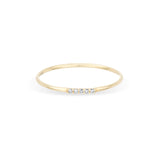 Adina Reyter Pave Dash Stacking Ring in Gold