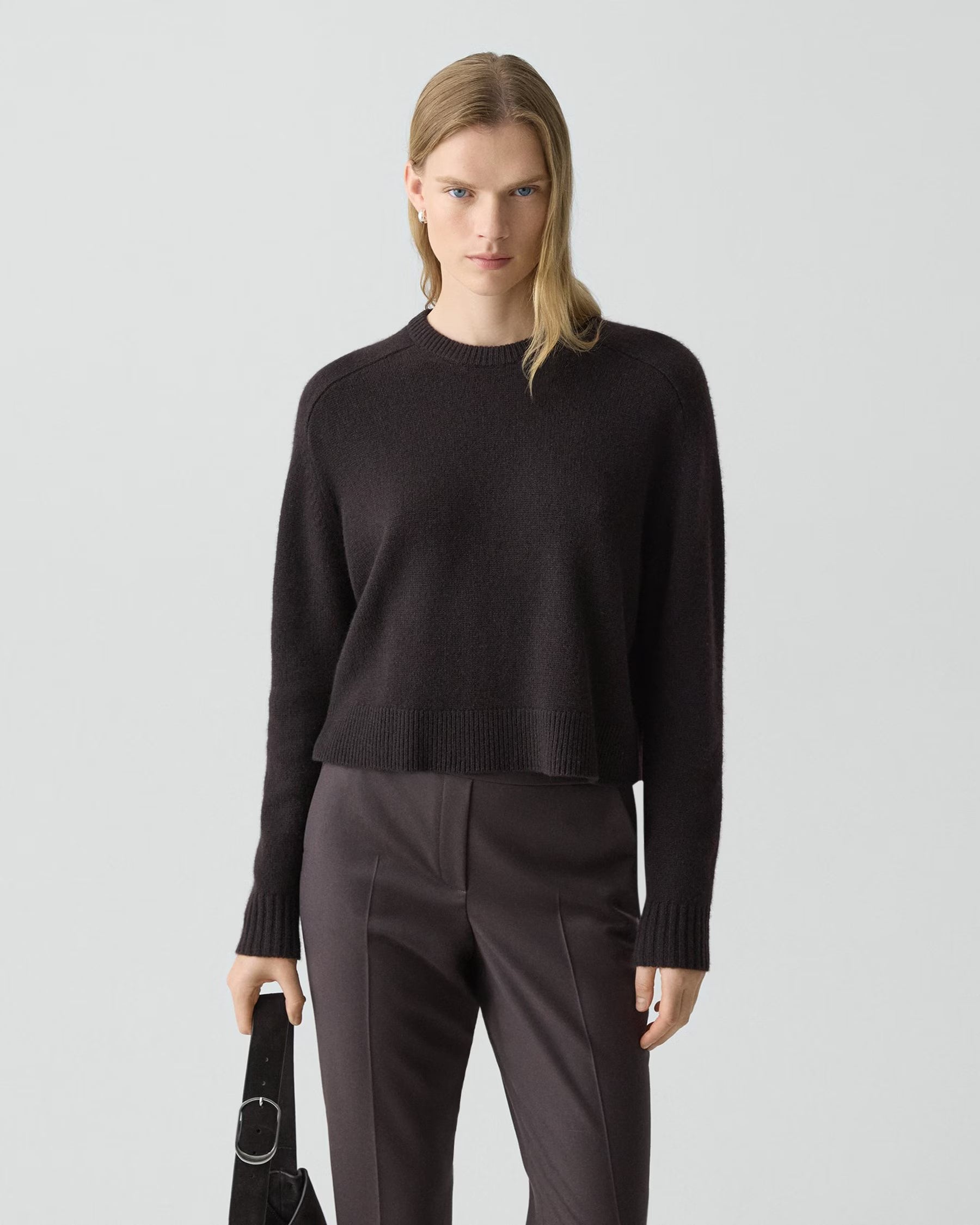 Cropped Cashmere Sweater