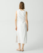 Drape Linen Dress