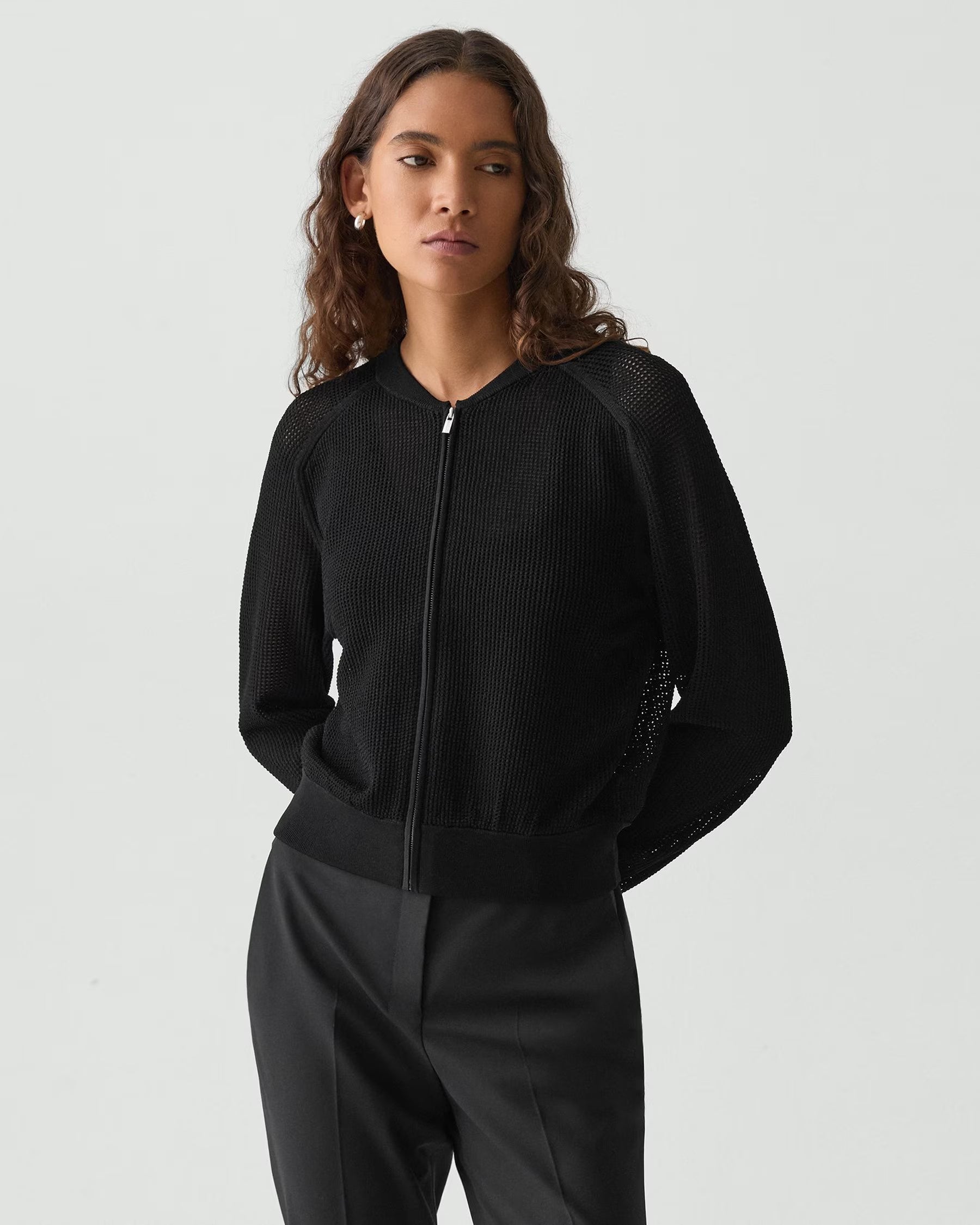 Pointelle Jacket