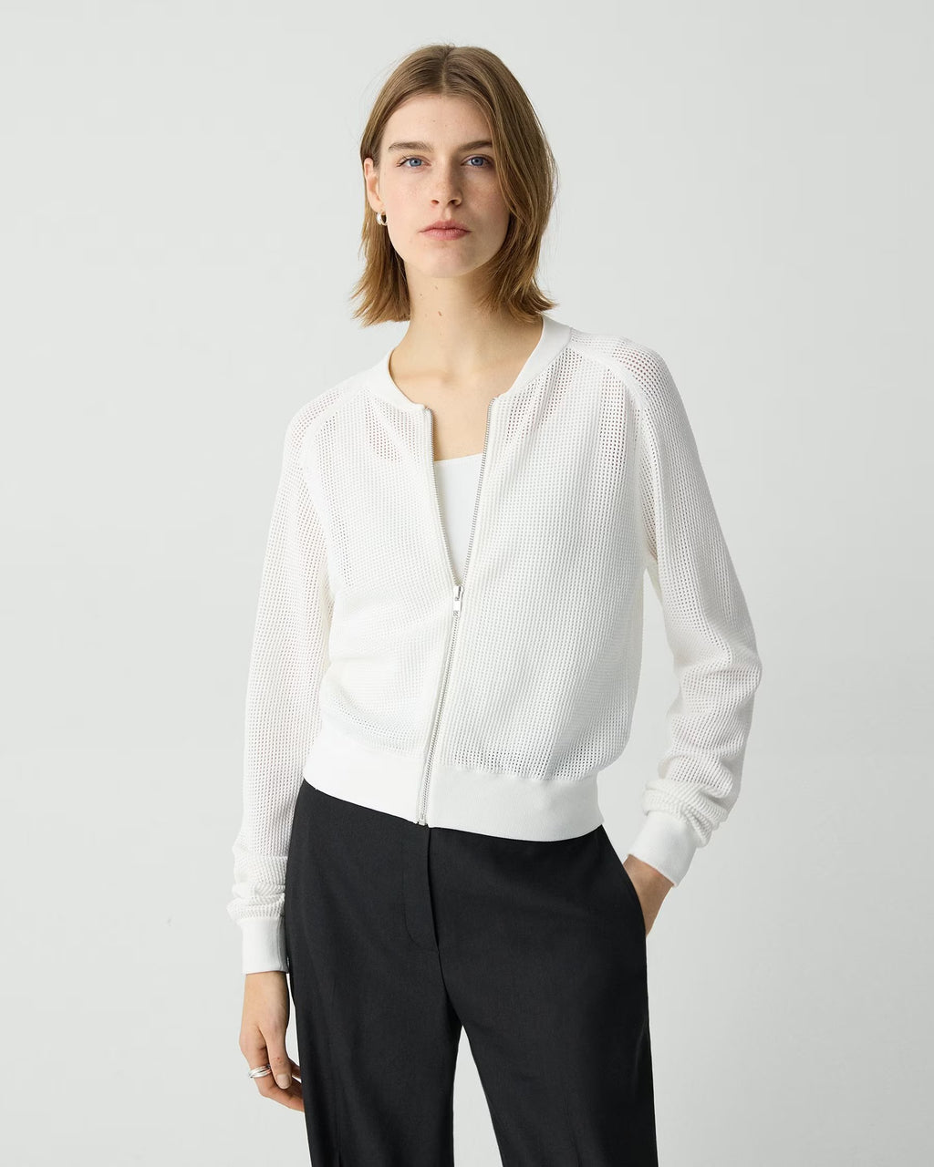 Pointelle Jacket