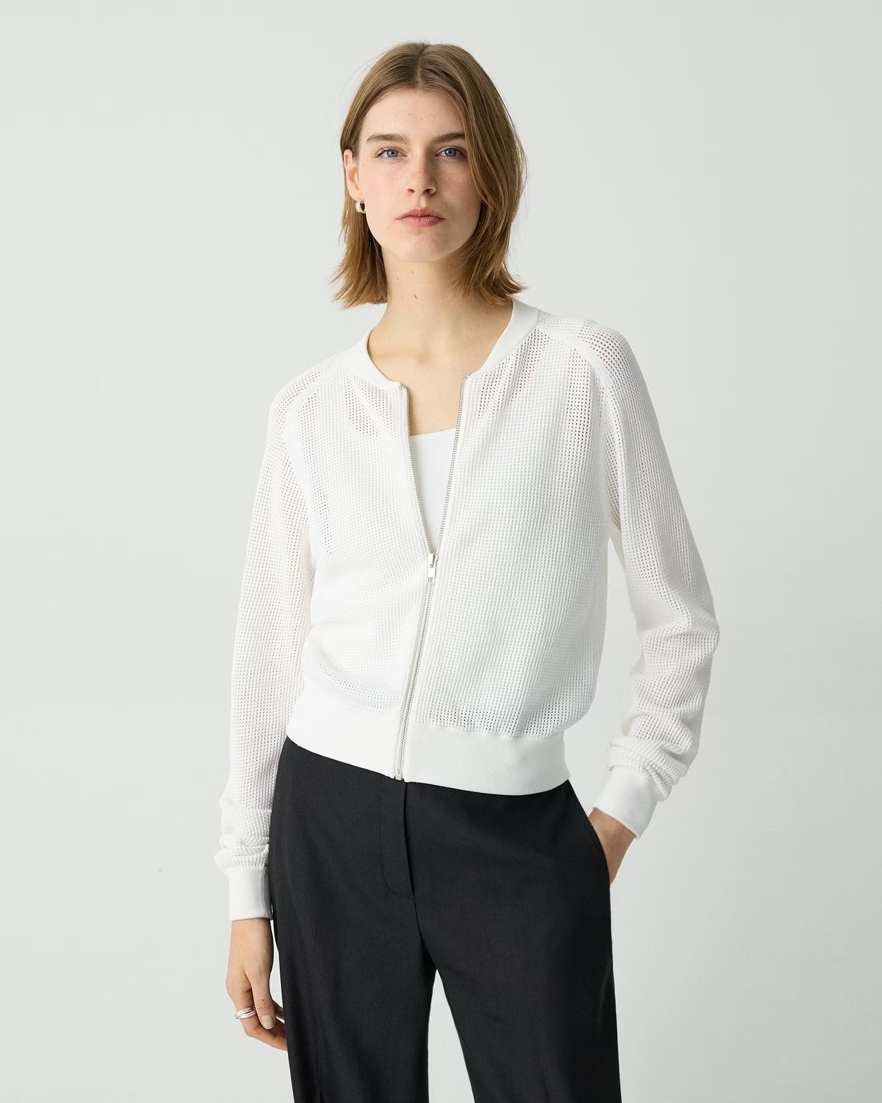 Pointelle Jacket