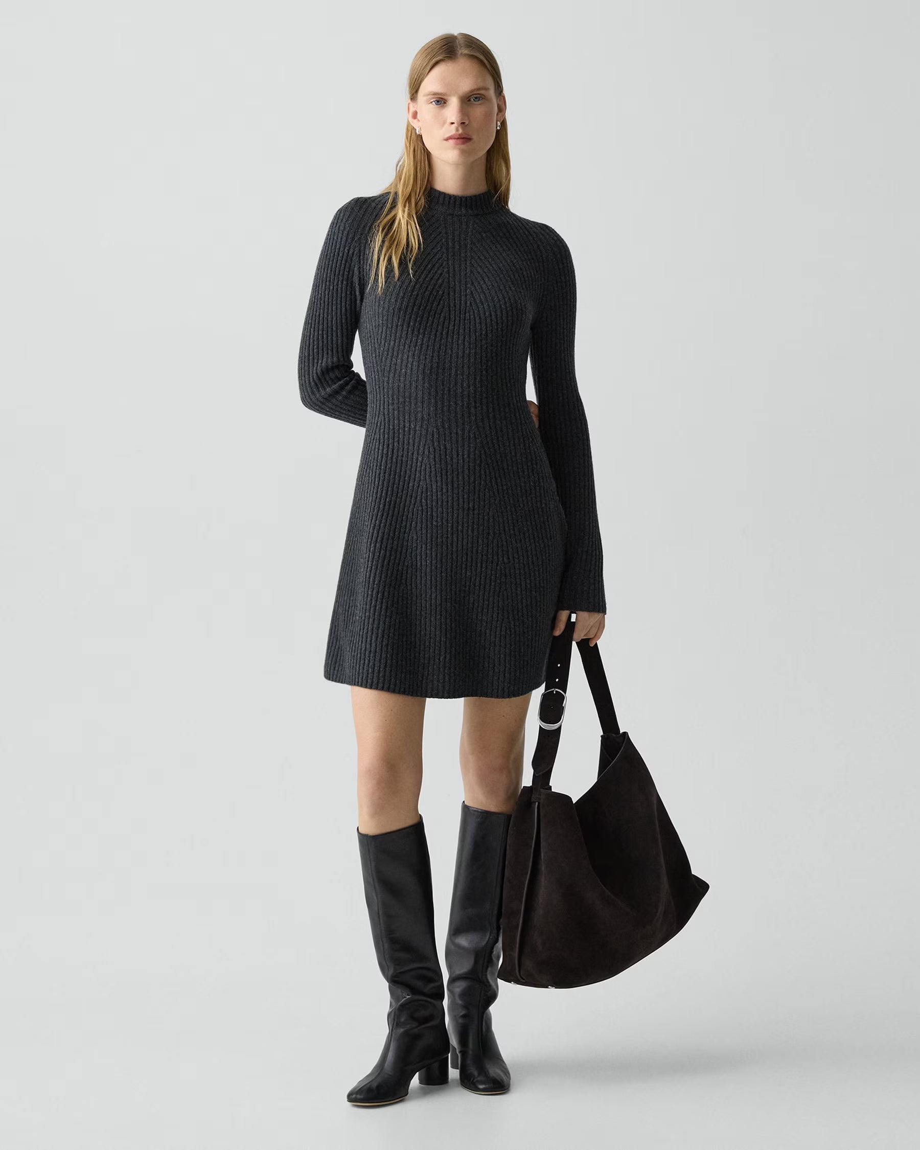 Traveling Ribbed Dress