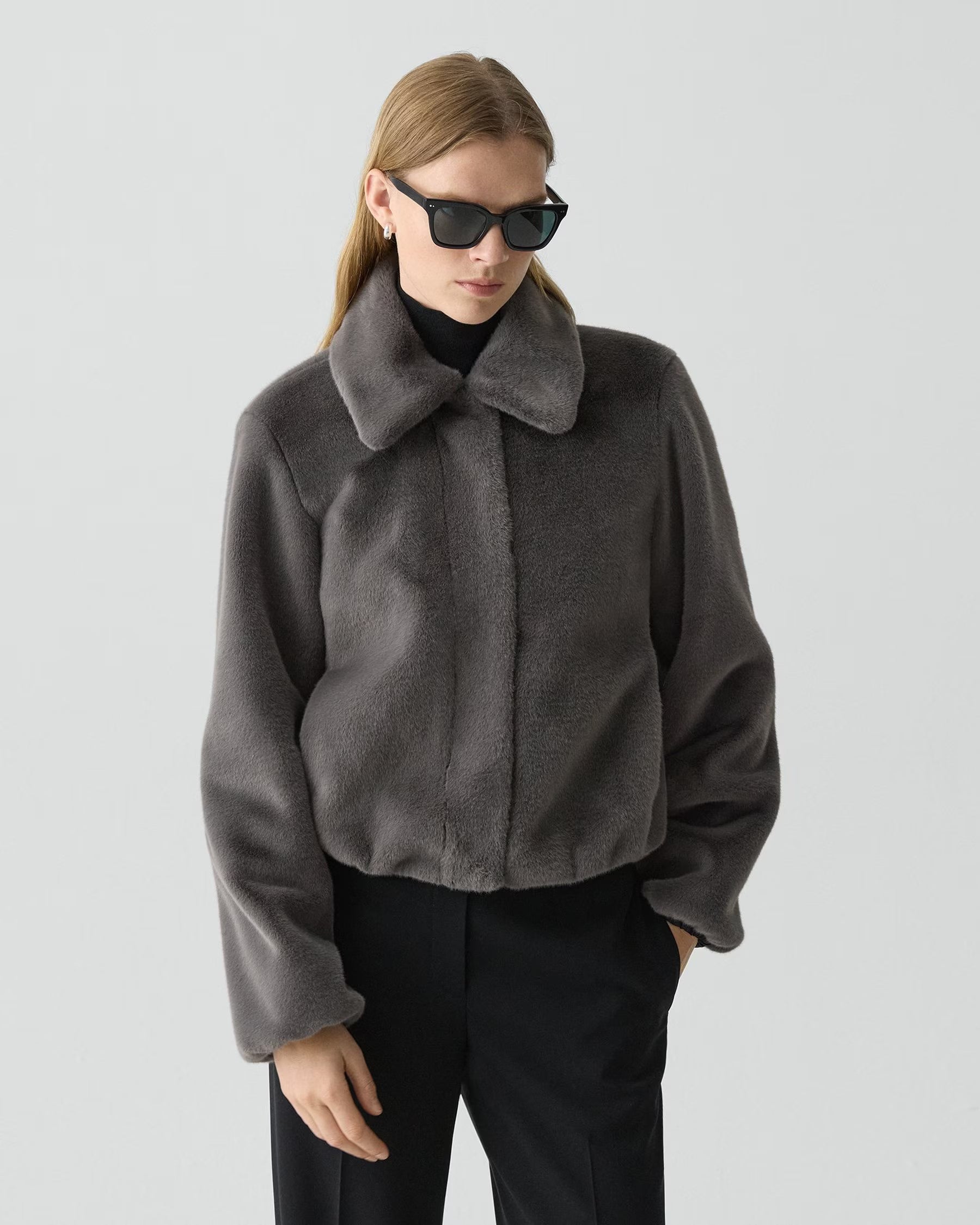 Faux Fur Deluxe Coat