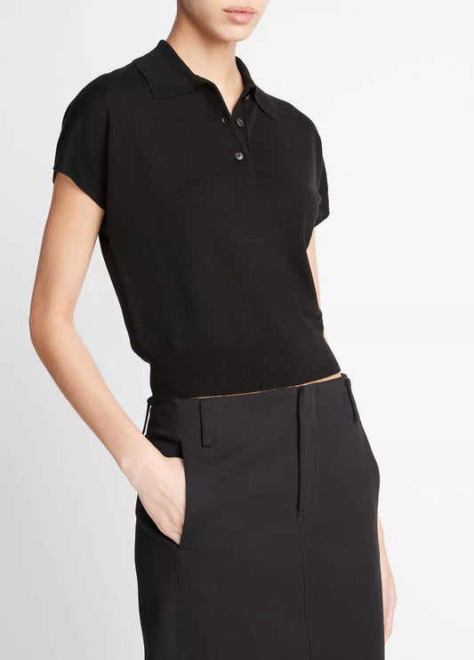 Cap Sleeve Polo