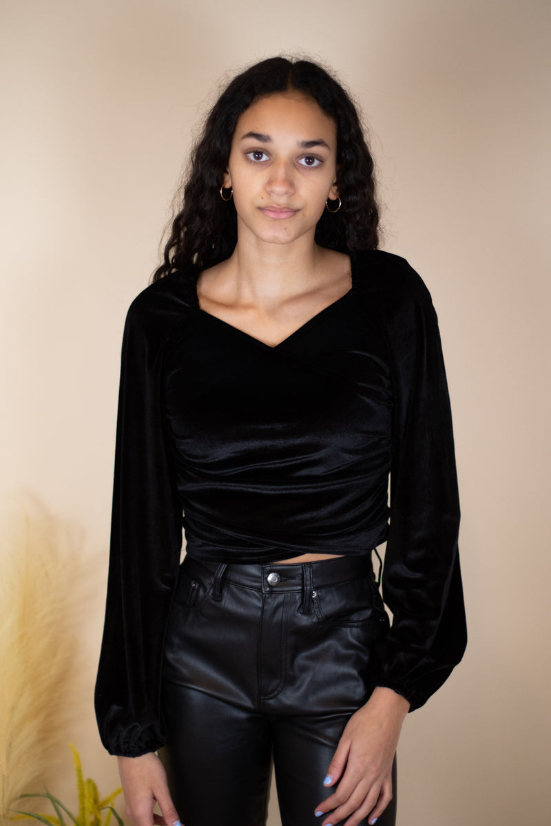 Project Social T Carita Velvet Top