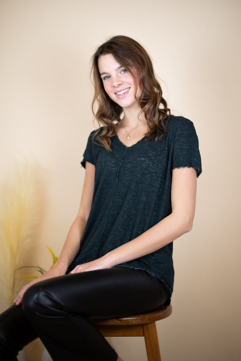 Project Social T Wearever Marled Tee in Moonlight