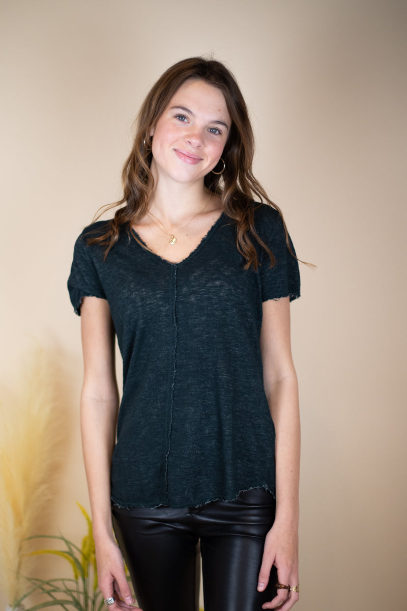 Project Social T Wearever Marled Tee in Moonlight