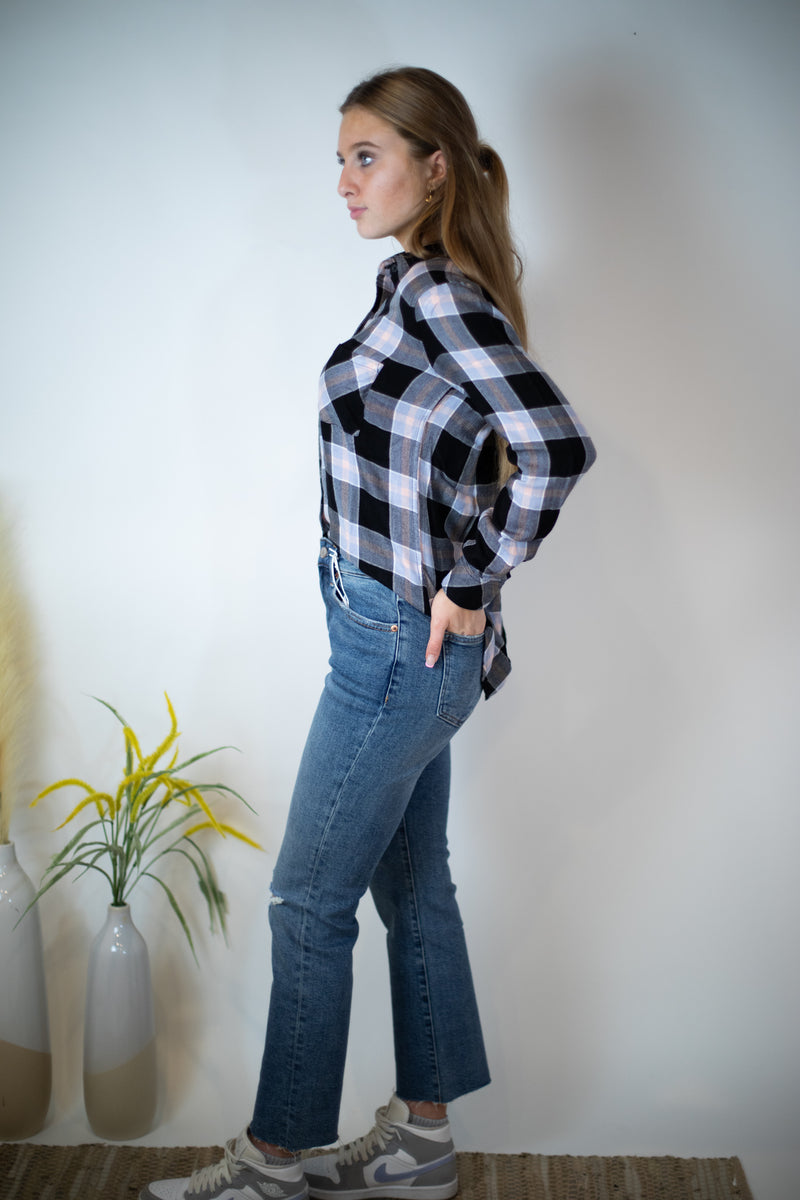 Pistola Lennon High Rise Crop Boot Jean