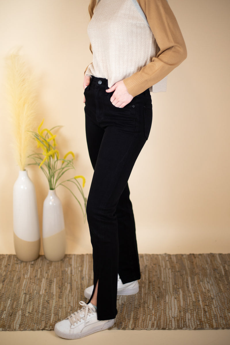 Pistola Teagan High Rise Vented Straight Jean