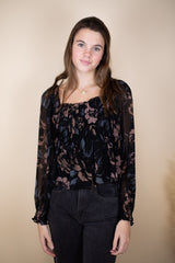 Saltwater Luxe Midnight Blossom Top