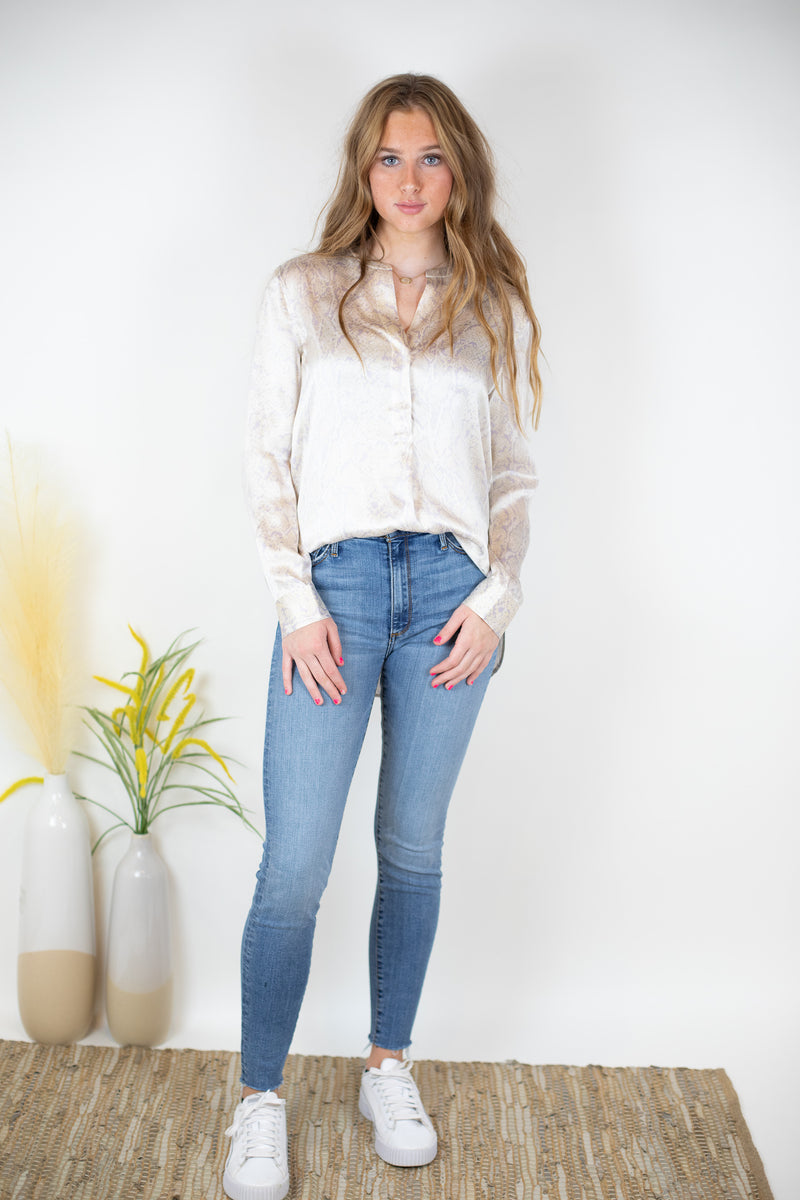 Black Orchid Carmen Ankle Fray Jeans