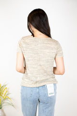 Project Social T Wearever Marled Tee in Cashew
