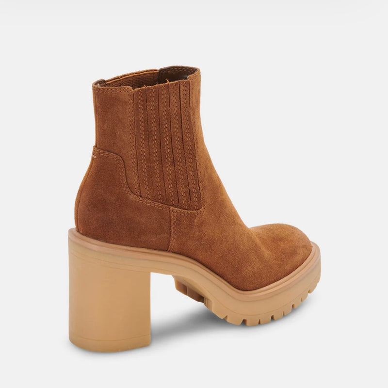 Dolce Vita H2o Caster Booties in Camel