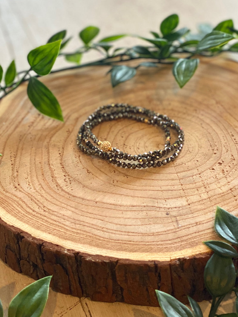 in2 Beaded Triple Wrap Bracelets